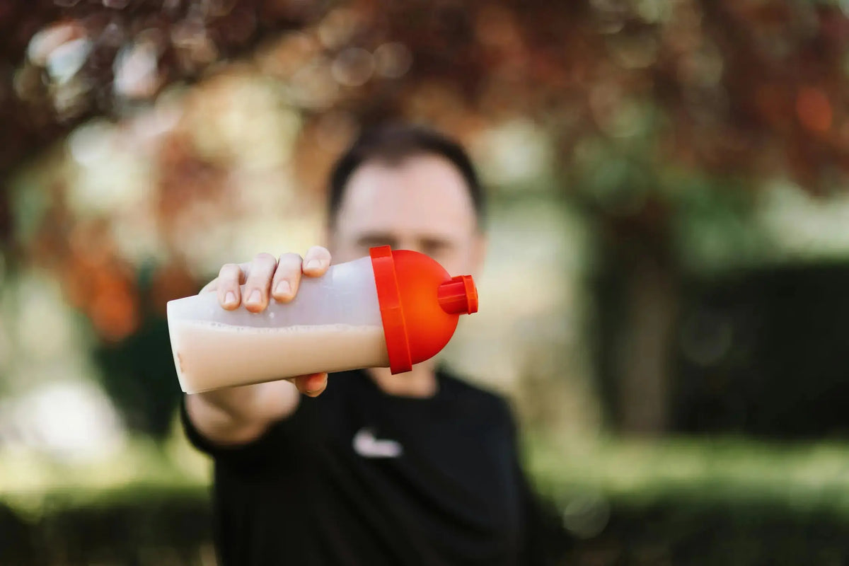 Shake de whey avec de l'eau