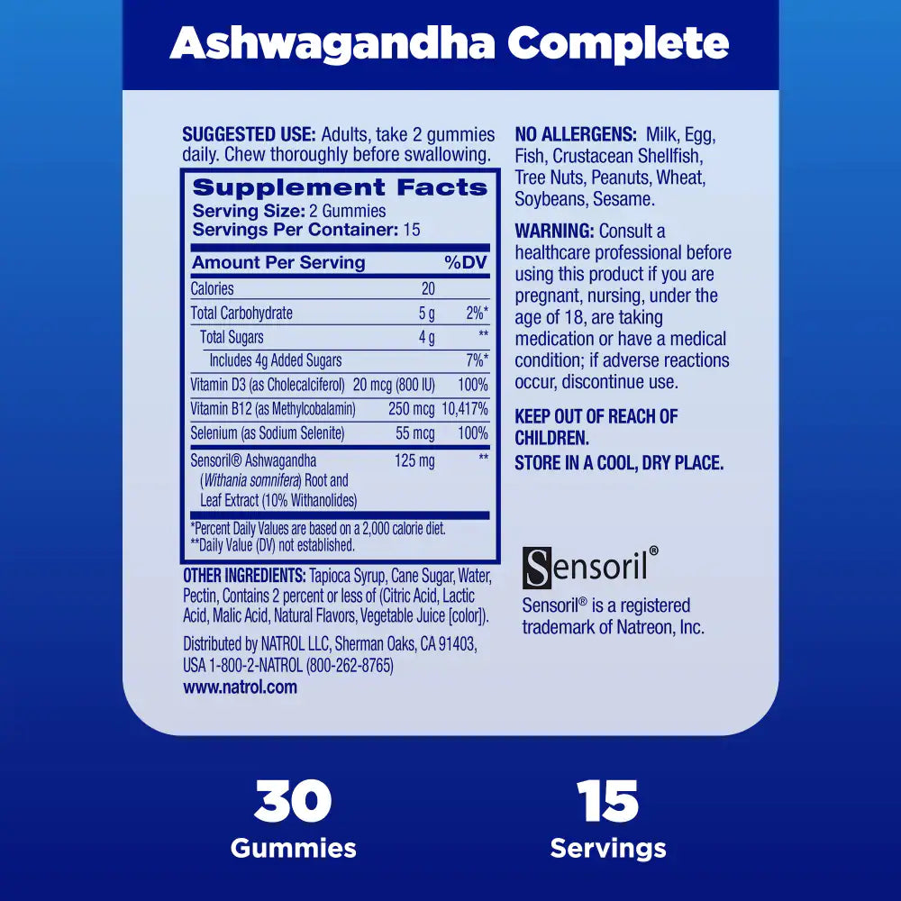 Ashwagandha Sensoril® Gummies