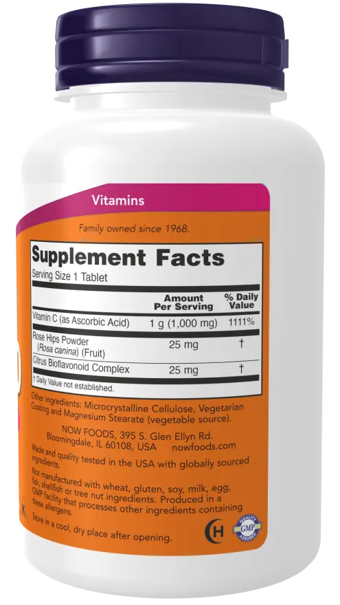 Vitamin C-1000 with 100mg Bioflavonids