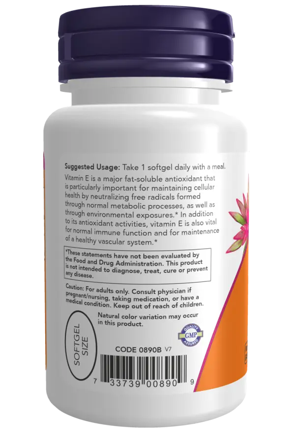 Vitamin E-400 - Natural (Mixed Tocopherols)