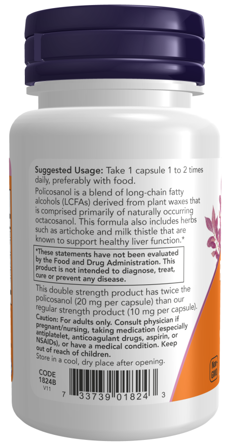 Policosanol Double Strength 20mg