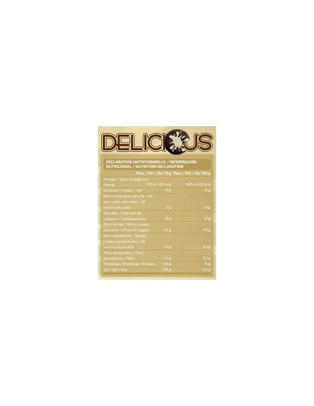 Protein doughnut 70g