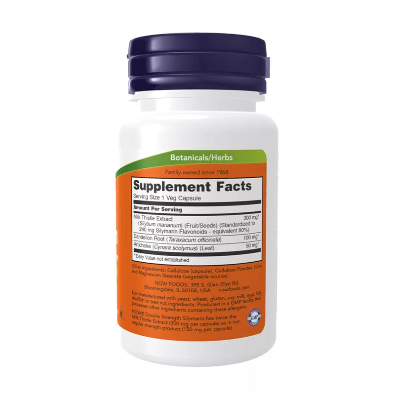 Chardon-Marie Milk Thistle 300 mg Now Foods
