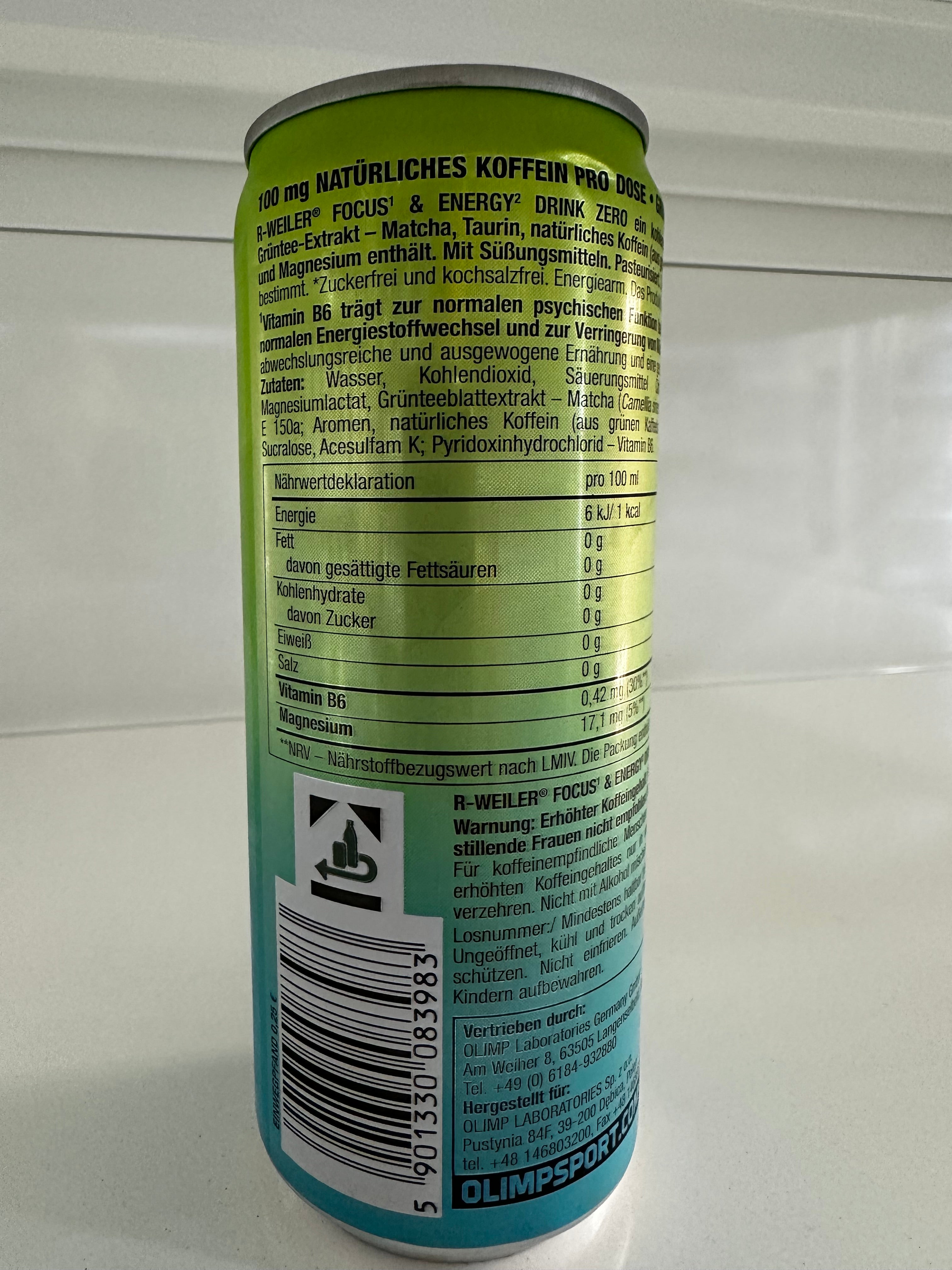 R-WEILER® Focus Drink Zero