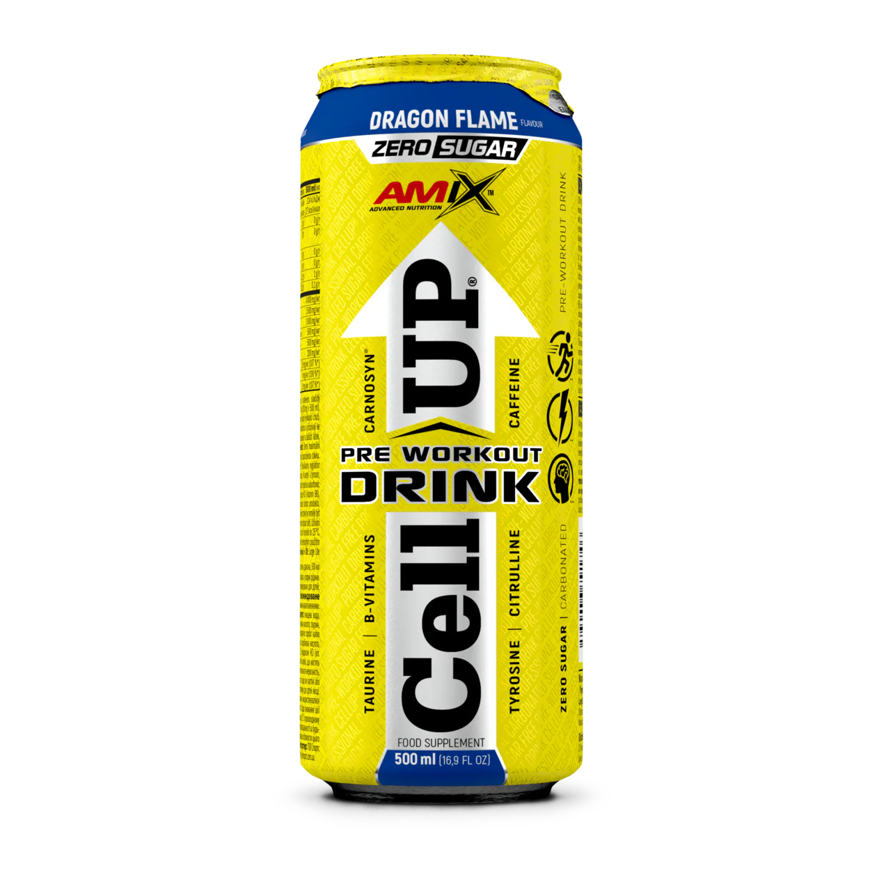Boisson pré-entraînement CellUp Energy Drink 500ml – Amix Pro®