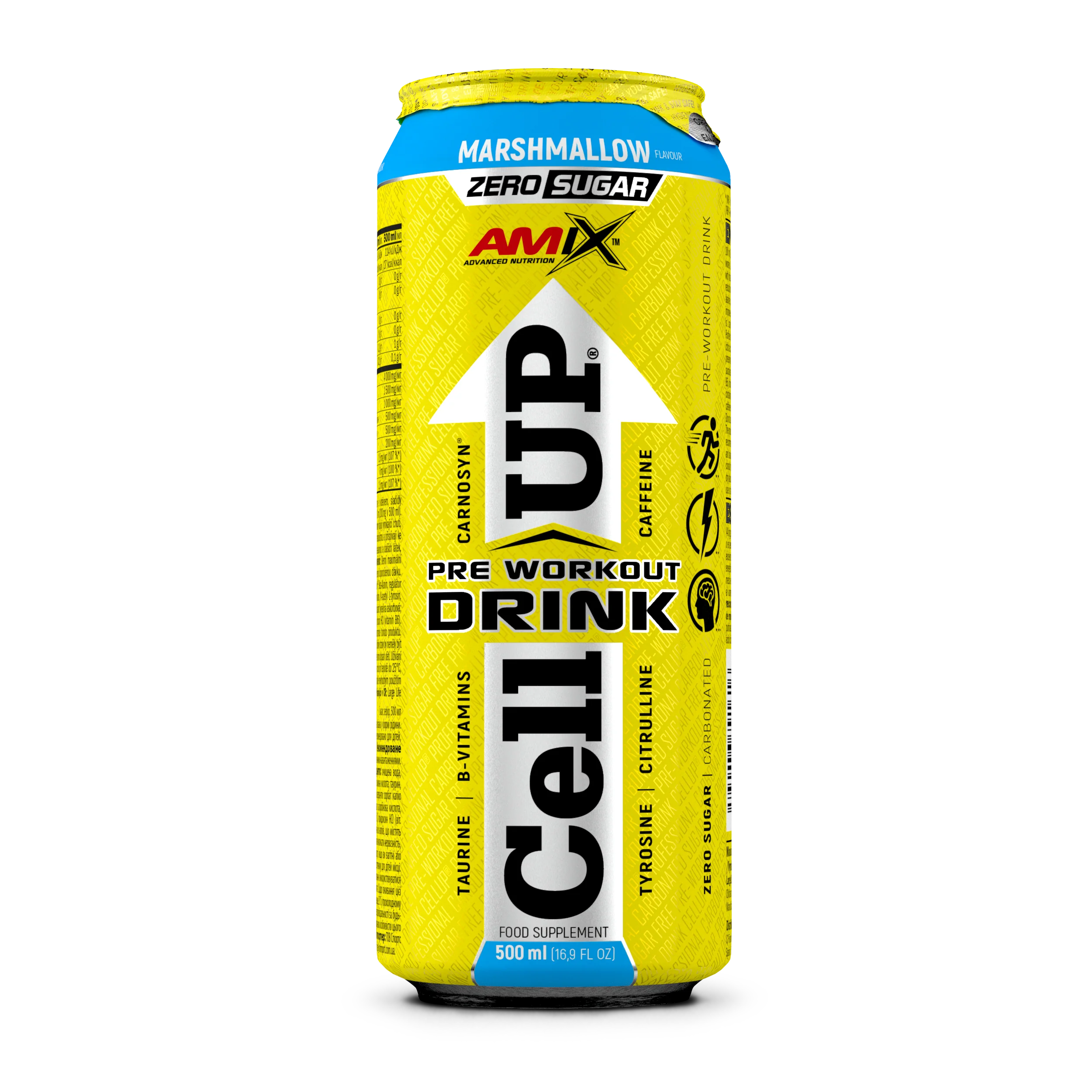 Boisson pré-entraînement CellUp Energy Drink 500ml – Amix Pro®