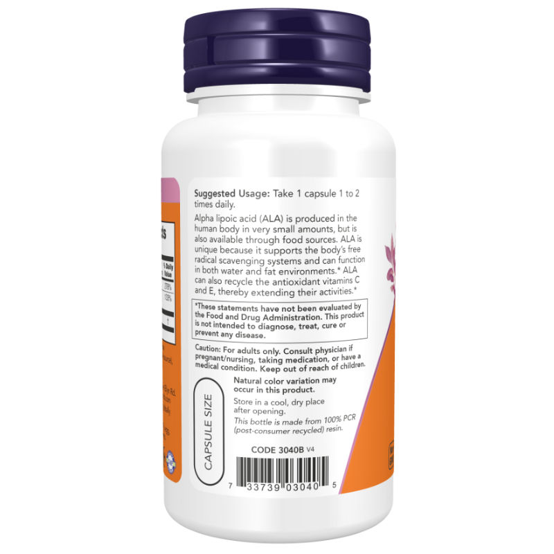 Acide Alpha-Lipoïque - ALA 100mg