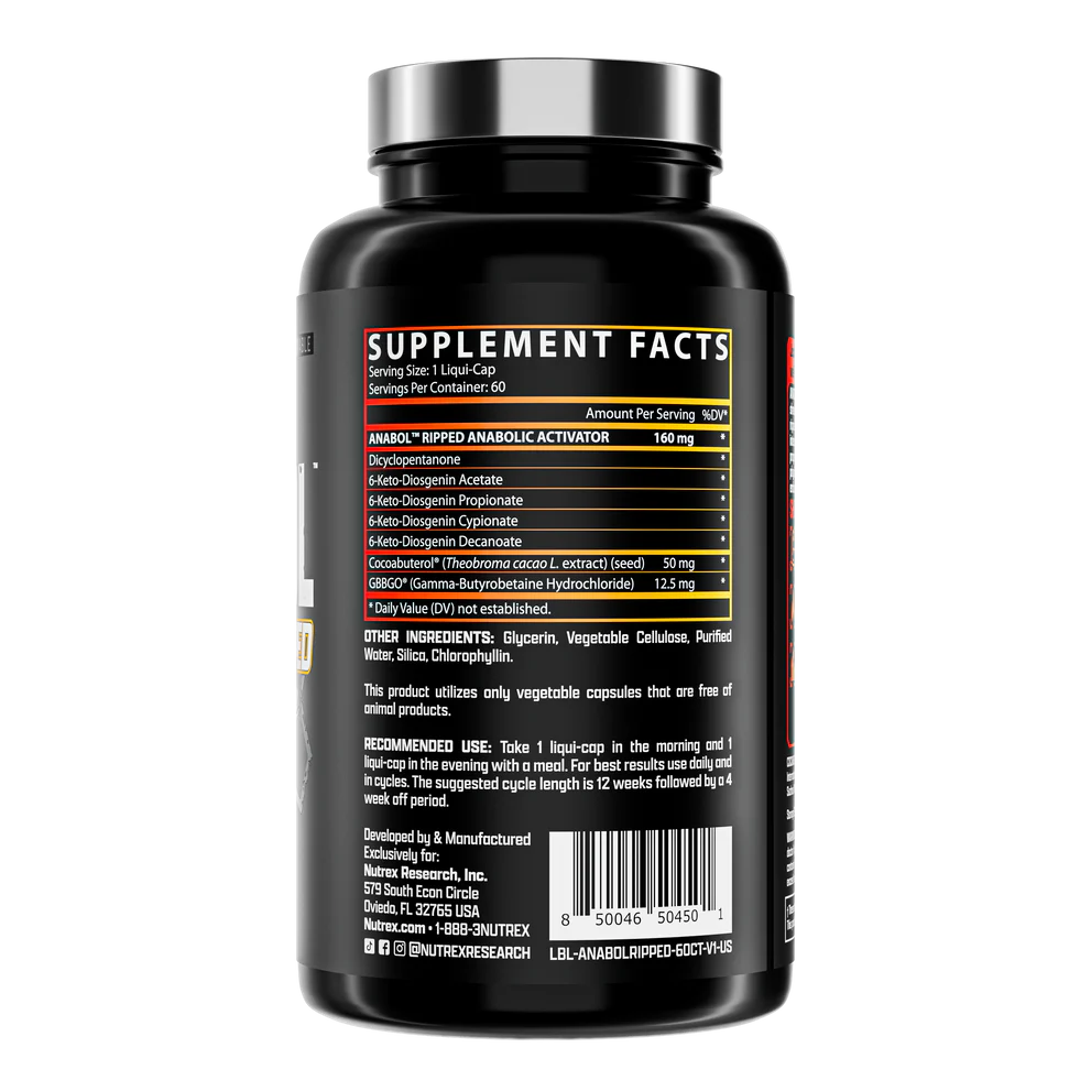 Anabol Ripped - activateur anabolique