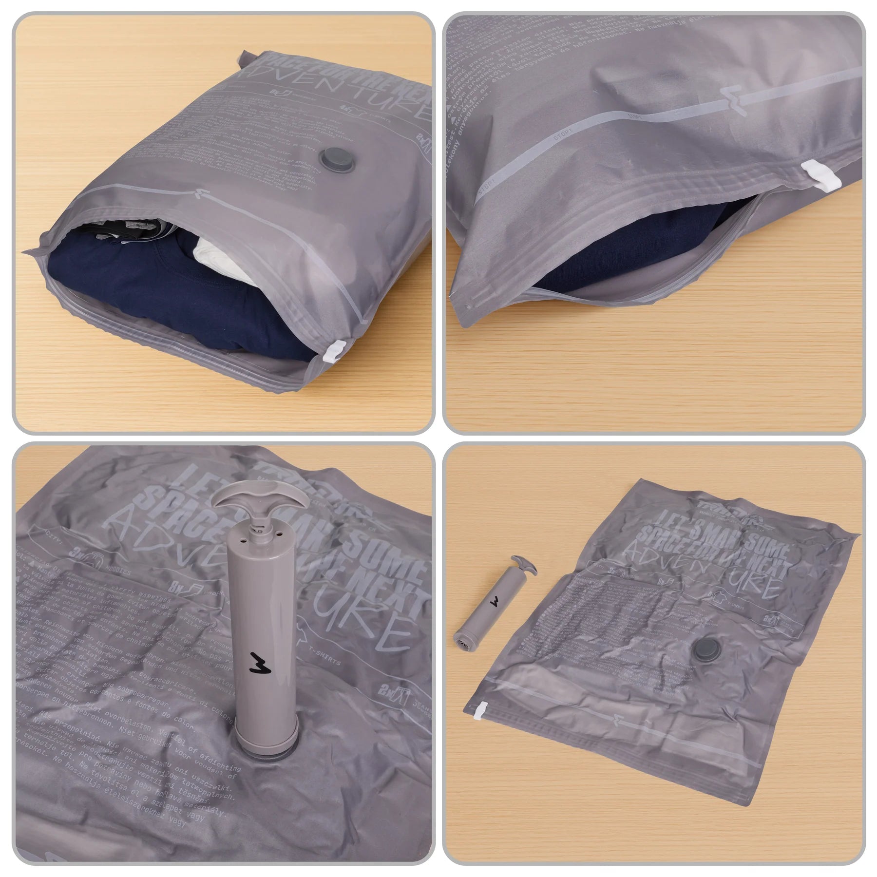 Sac de compression 50x70 cm avec compresseur