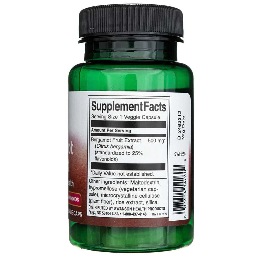 Bergamot Extract avec BERGAVIT®, , , Swanson, Active Life