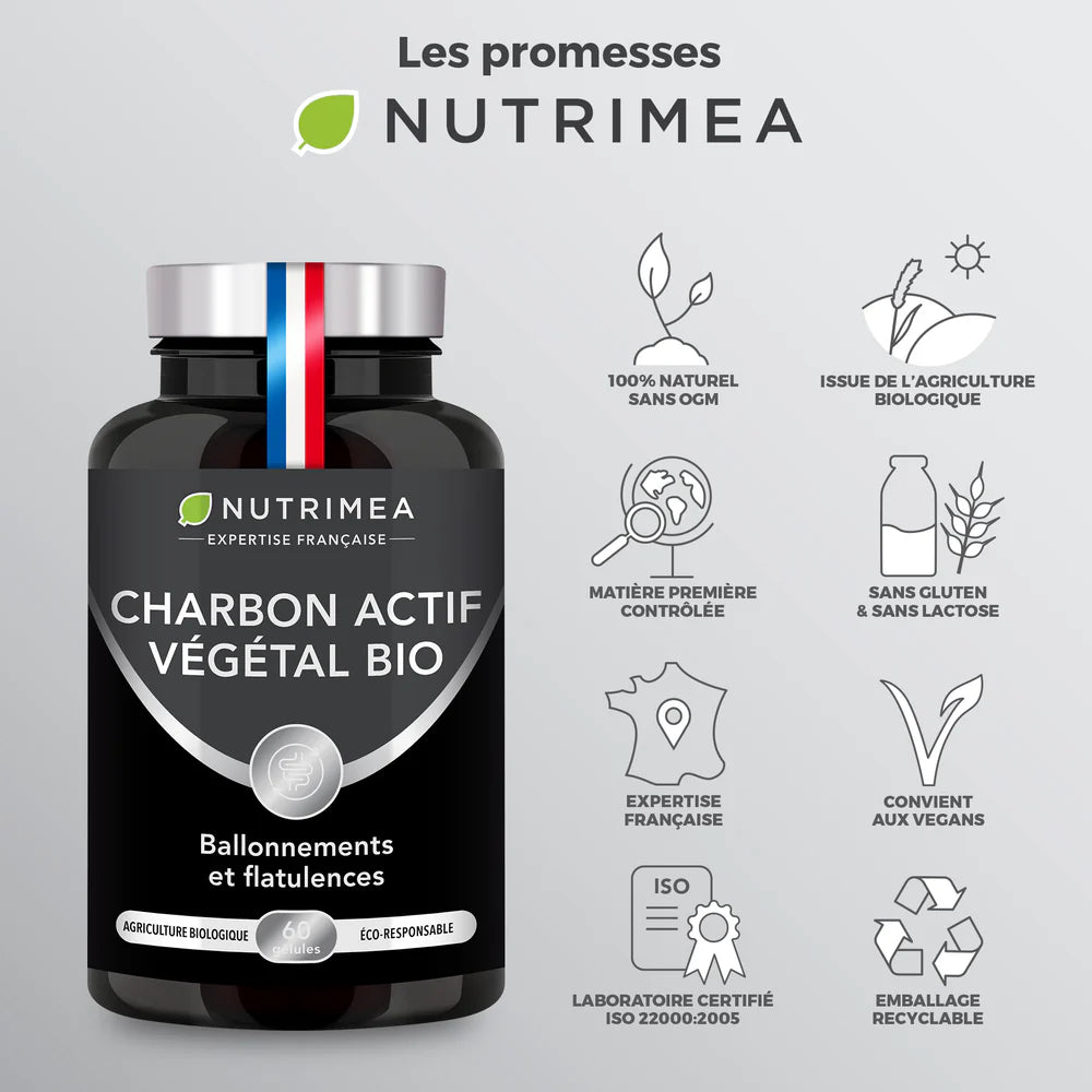 Charbon Actif Végétal Bio