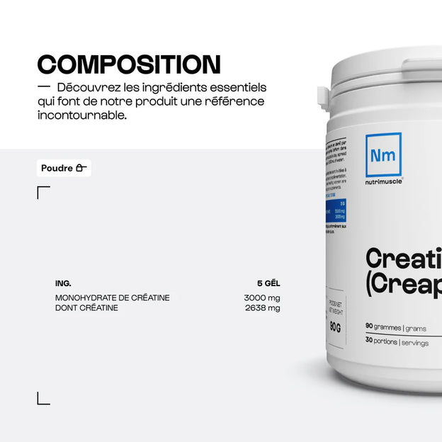 Créatine Creapure® en poudre