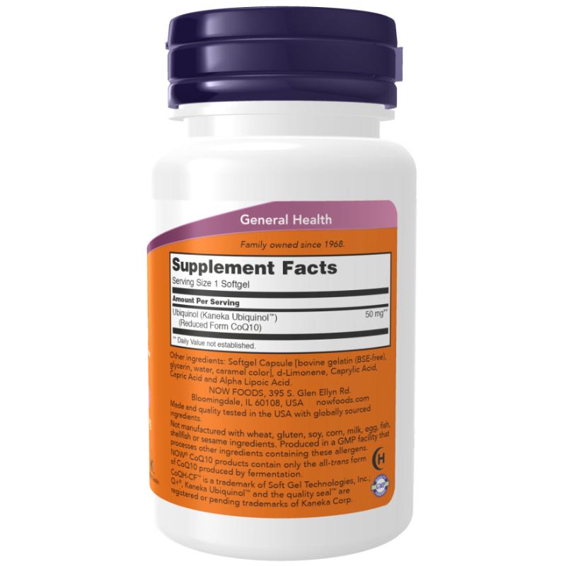 Coenzyme, Ubiquinol CoQH-CF™ 50mg