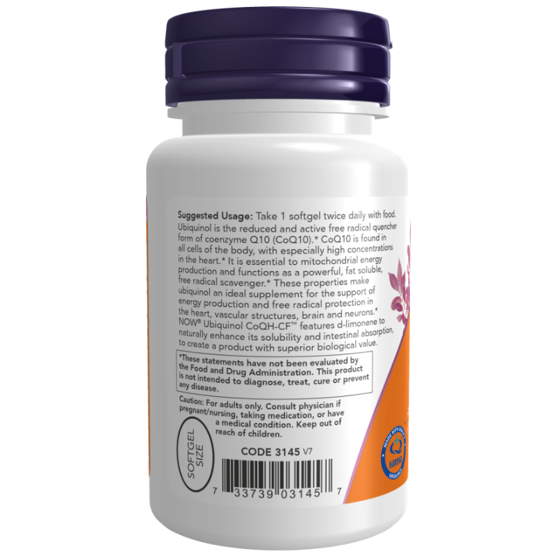 Coenzyme, Ubiquinol CoQH-CF™ 50mg