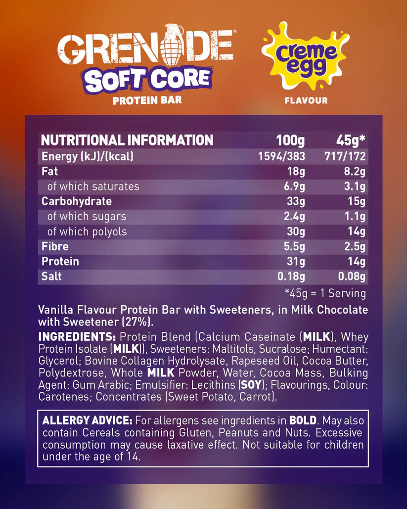 Grenade Soft Core - protein bars