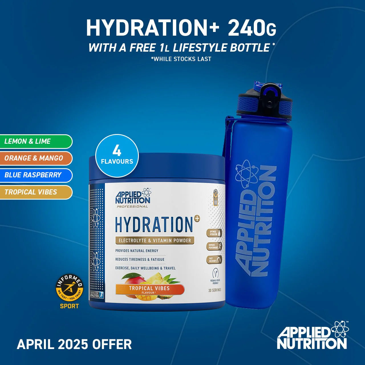Hydratation + Électrolytes et Vitamines