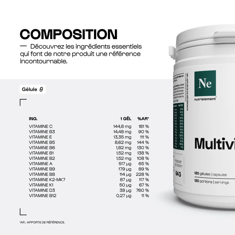 Multivitamines Max en gélules