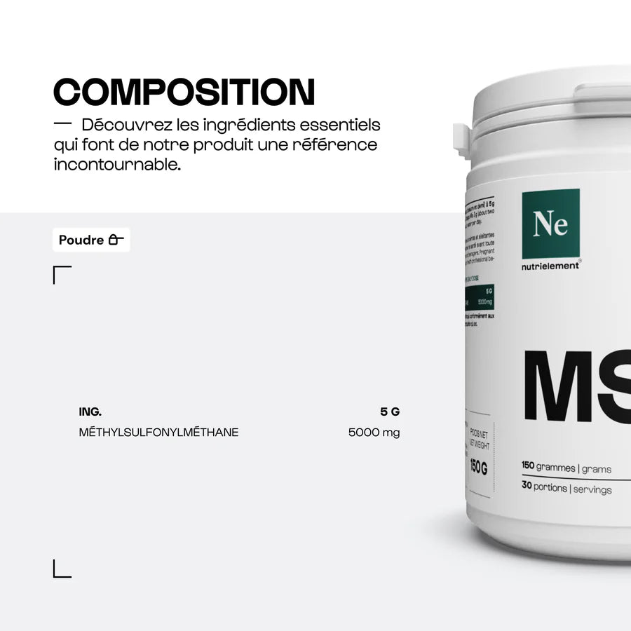 OptiMSM® (MéthylSulfonylMéthane)