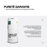 Farine de patate douce blanche biologique