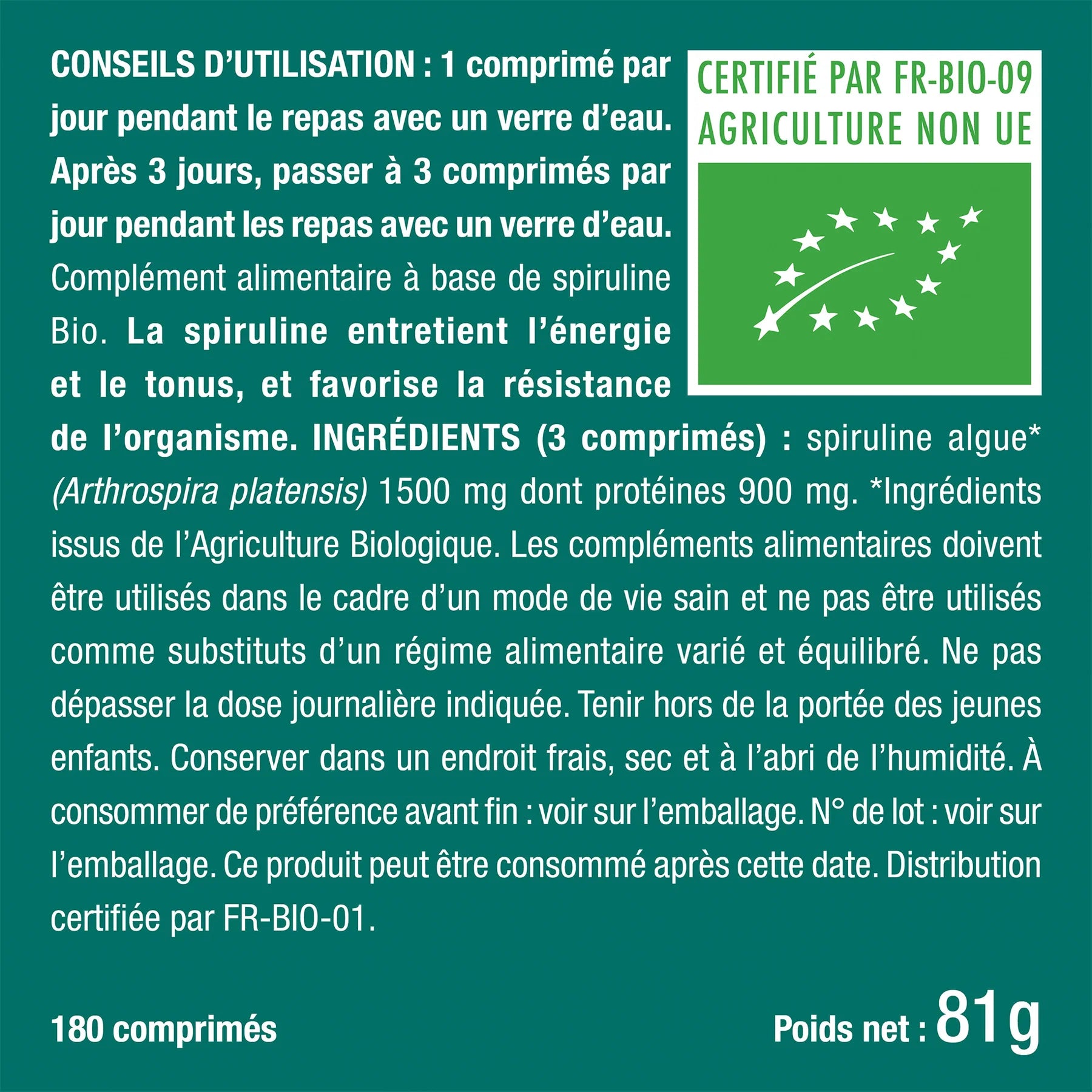 Spiruline Bio