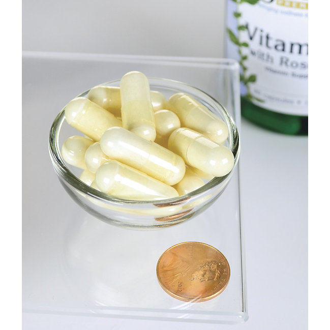 Vitamine C avec Extrait d'églantier, 1000mg