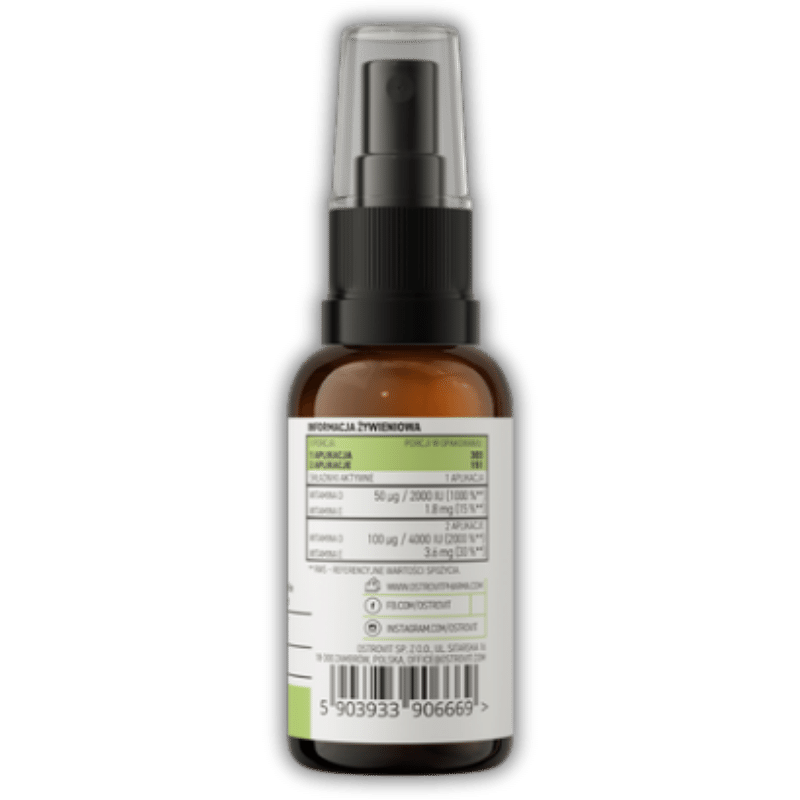 Vitamine D3 4000iu - Spray 30ml