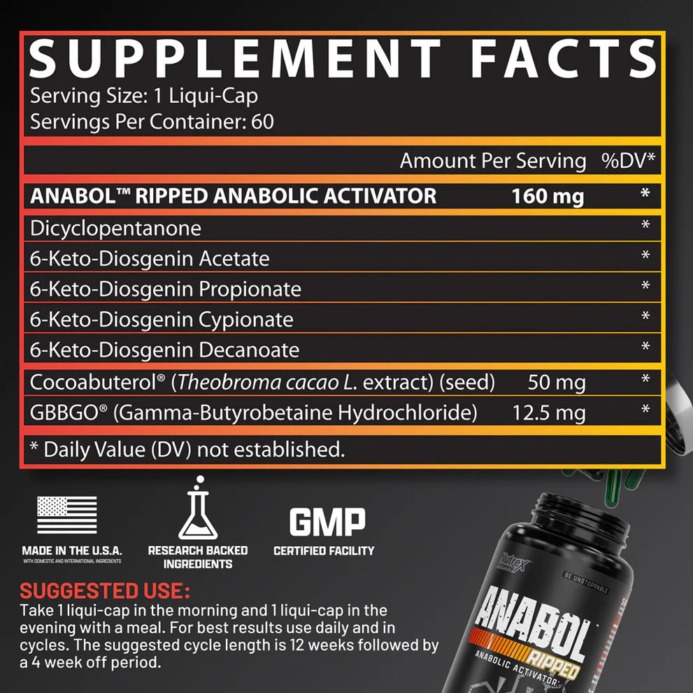 Anabol Ripped - activateur anabolique