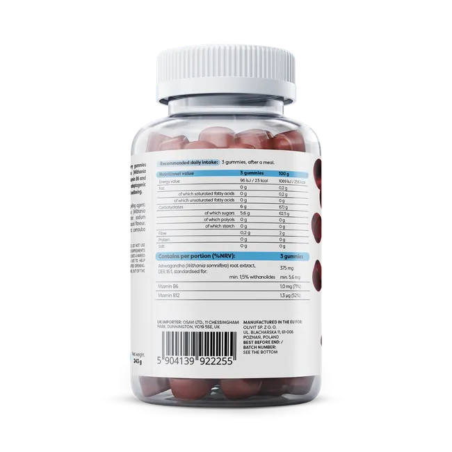 Ashwagandha 375 mg, gummies