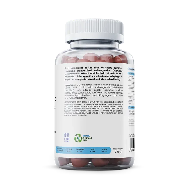 Ashwagandha 375 mg, gummies