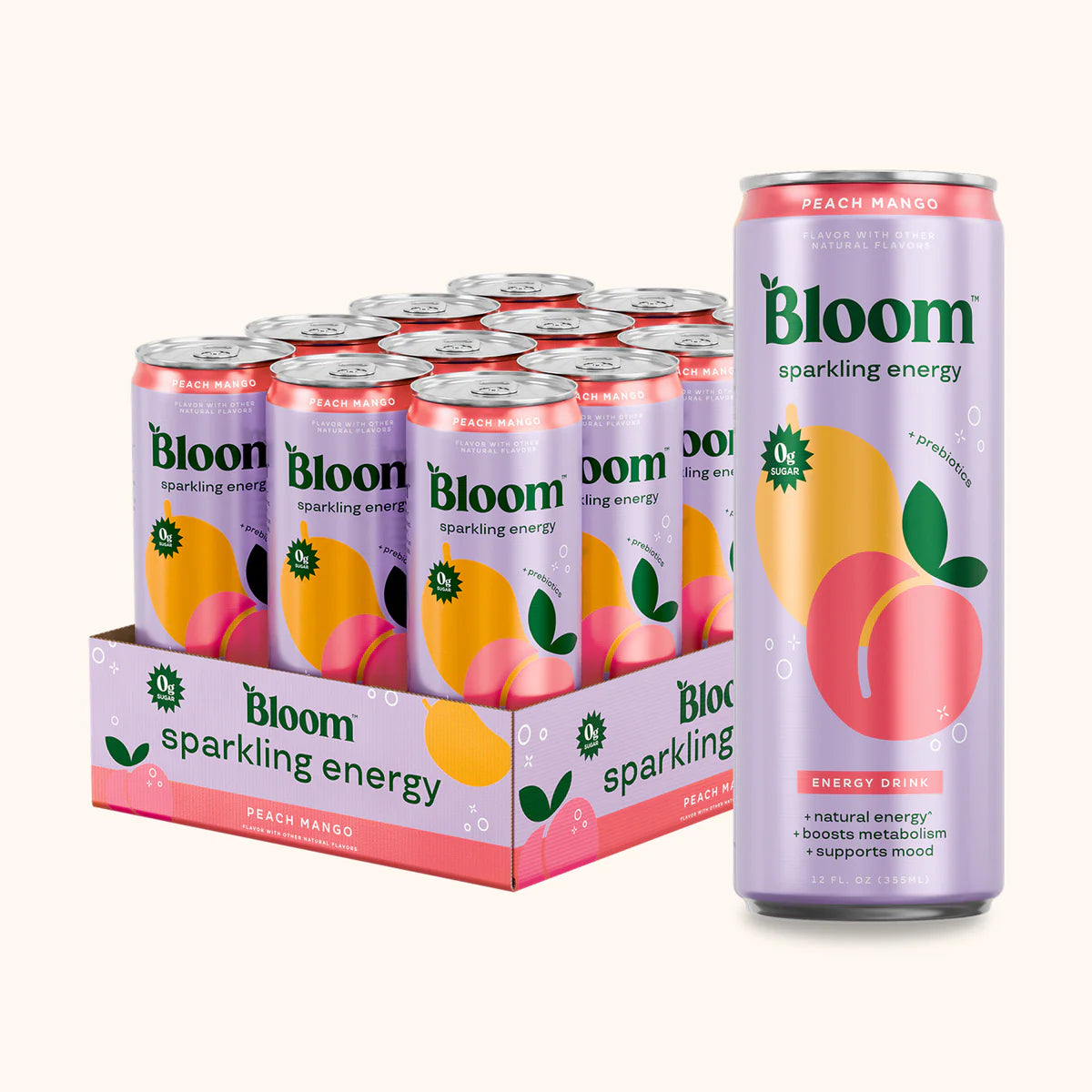 Boisson énergisante pétillante