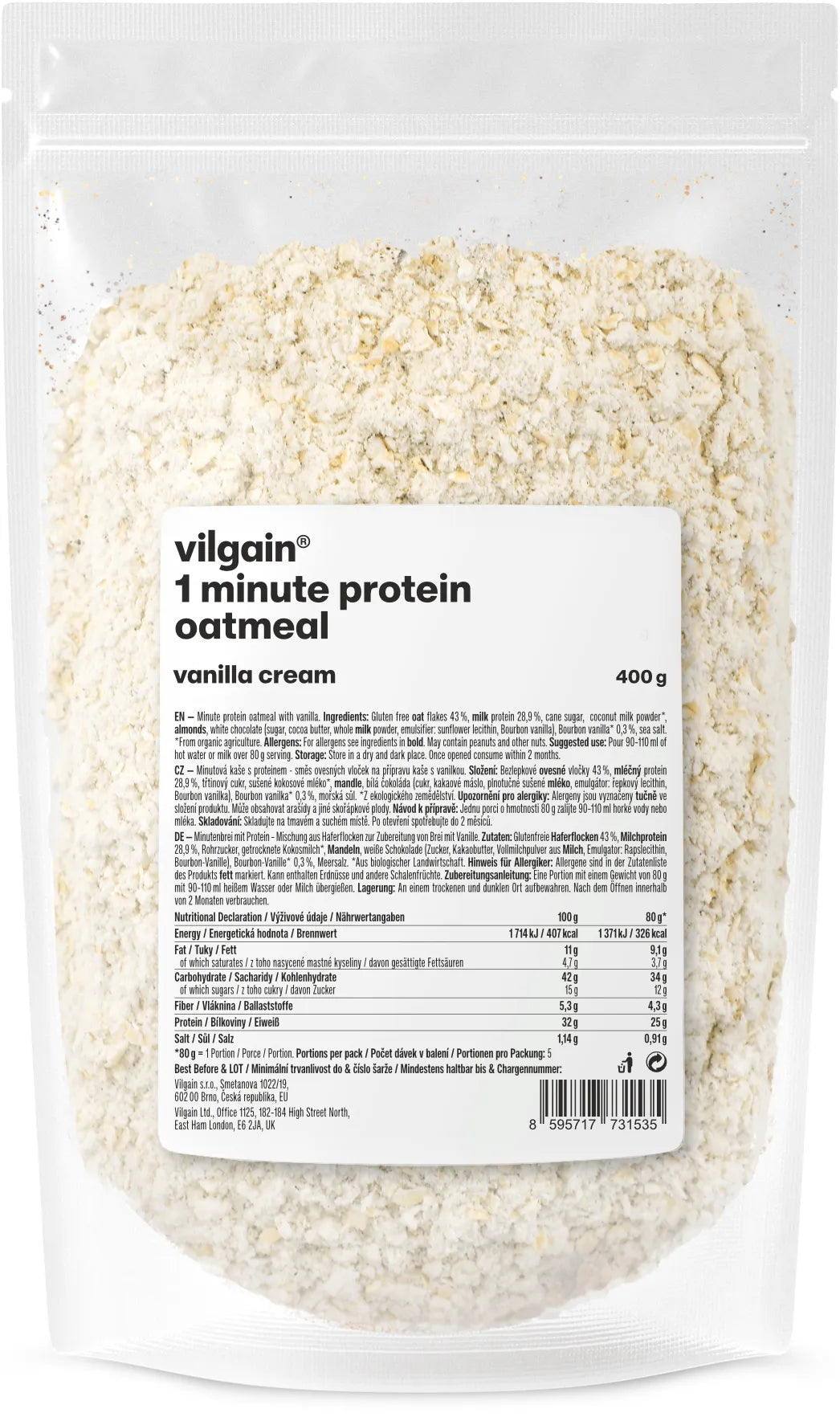 Porridge proteine – ultra-onctueux