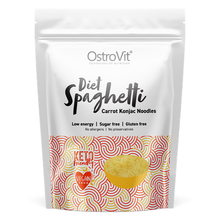 Diet Spaghetti carot konjac noodles