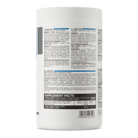 Arginine 3000 mg en gélules