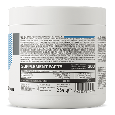 Bêta-Alanine 2400 mg