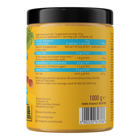 100% Beurre de cacahuète - Naturel