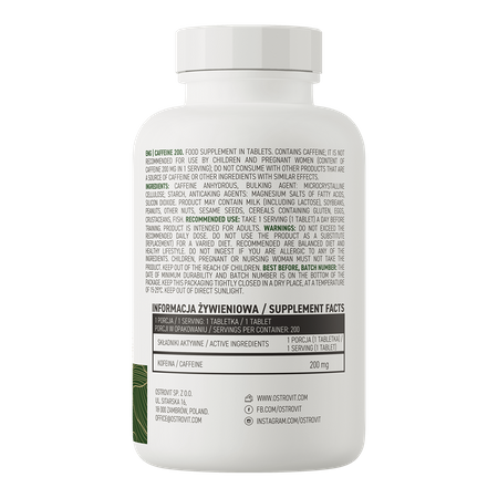 Caféine 200mg