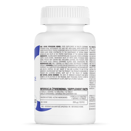 Iodure de Potassium 250Cp.