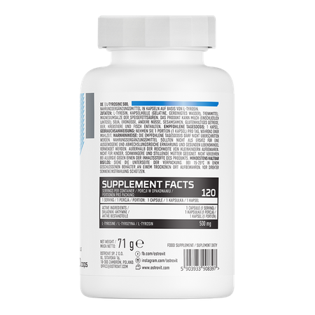 L-Tyrosine 500mg