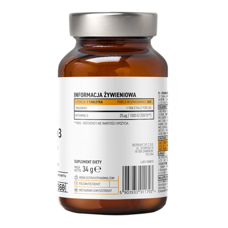 Vitamine D3 Kids à sucer 360Cp.