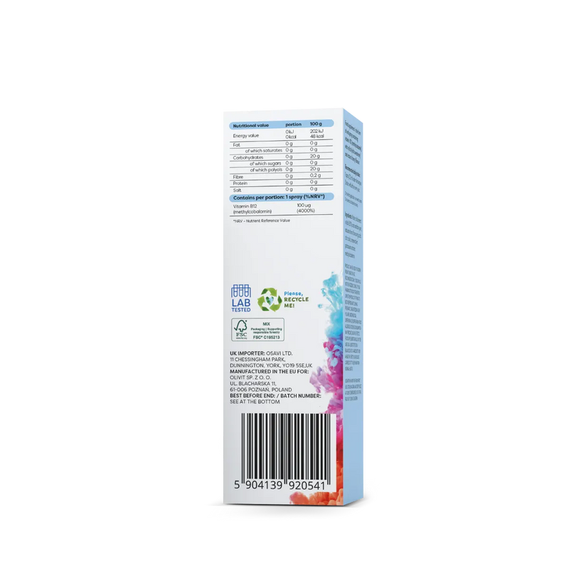 Methyl-B12, 100 µg - 25 ml oral spray