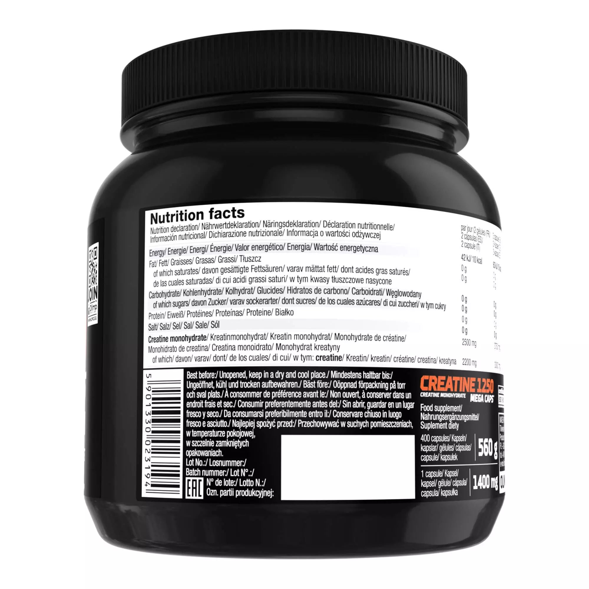 Creatine 1250 Mega Caps® - Gélules