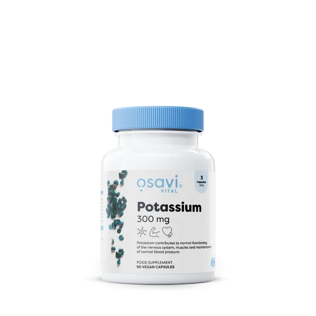 Potassium, 300 mg - vegan capsules