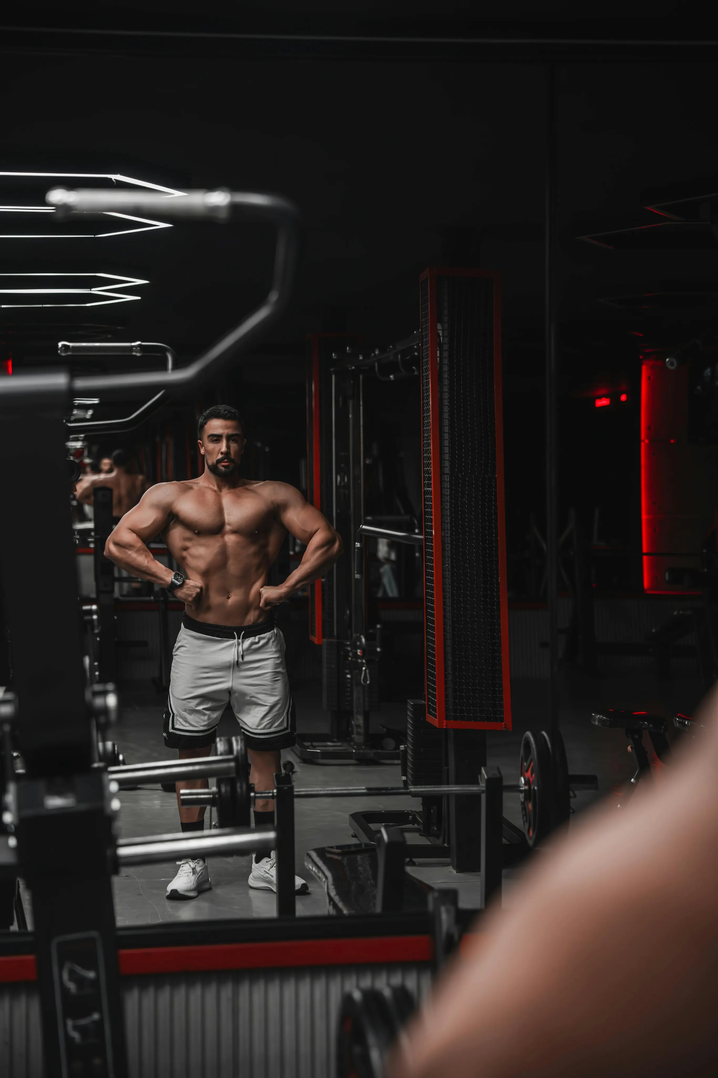 Posing avec congestion musculaire