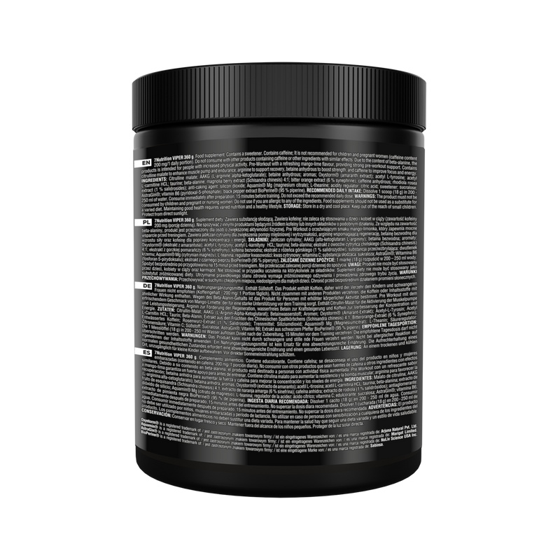VIPER - Pre-Workout Brevetée