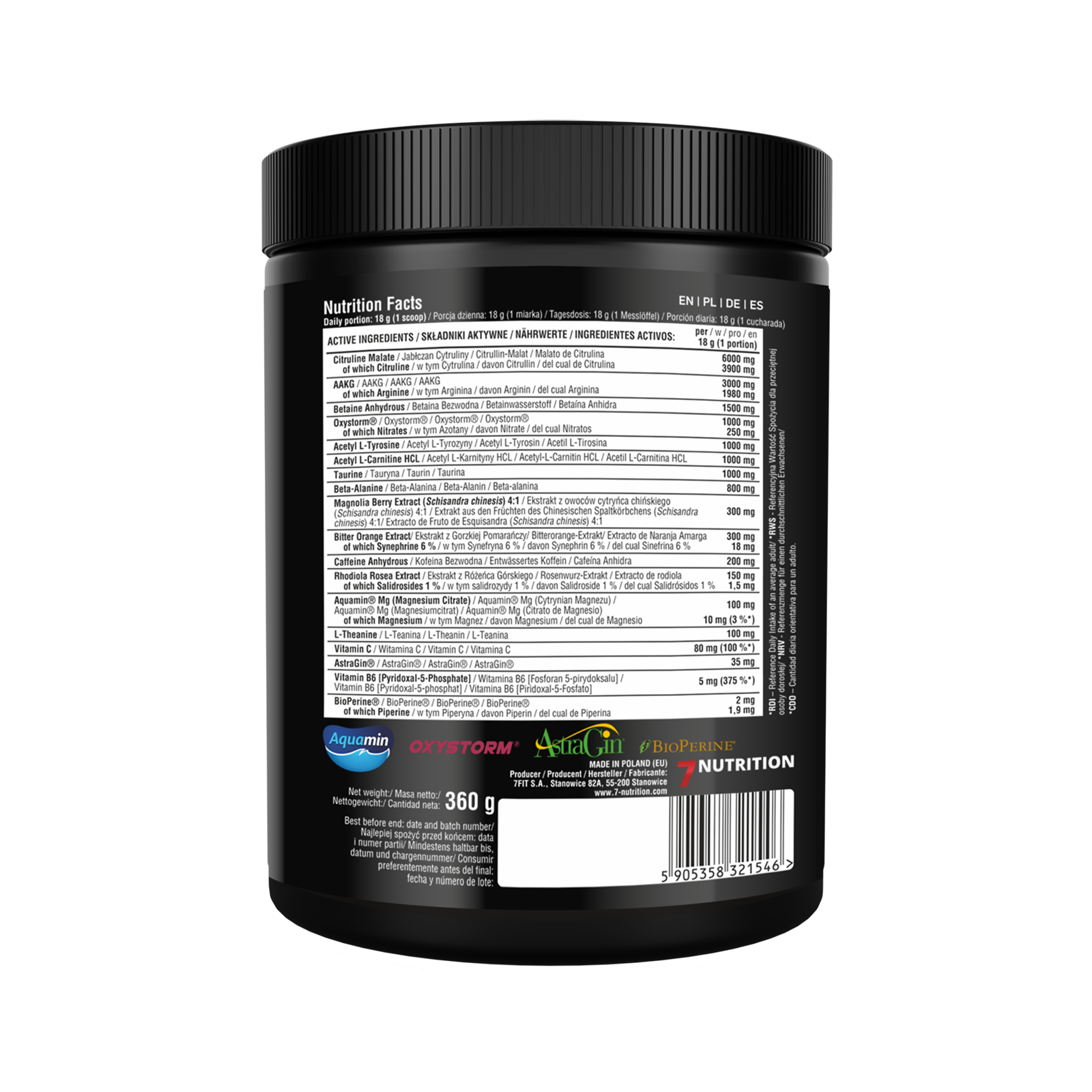 VIPER - Pre-Workout Brevetée