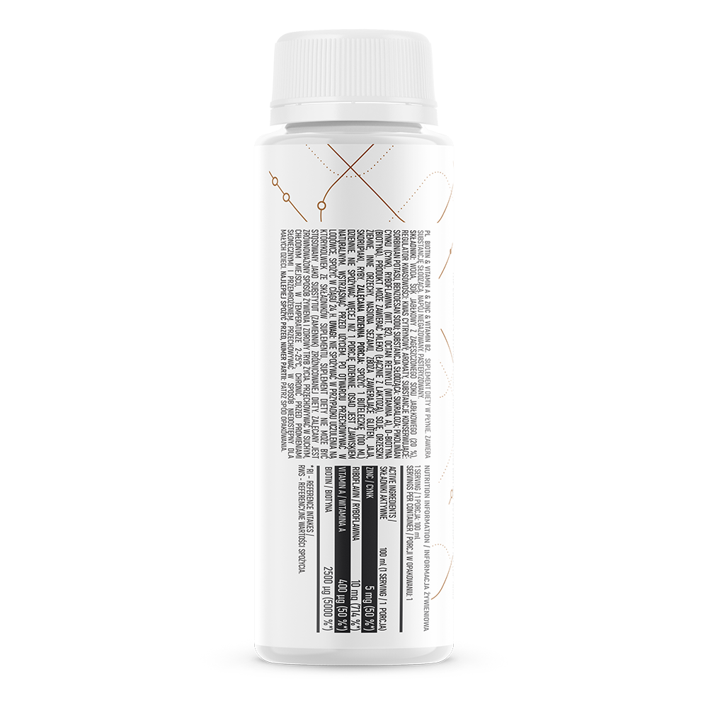 Biotin & Vitamin A & Zinc & Vitamin B2 Shot