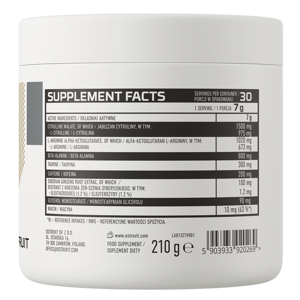 Endurance Pre-Workout