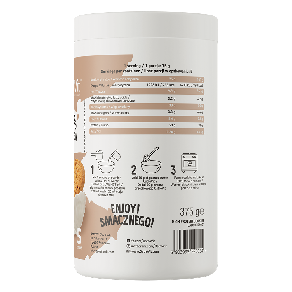 High Protein Cookies 375g