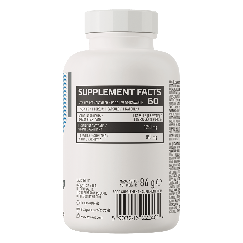 L-Carnitine 1250 mg