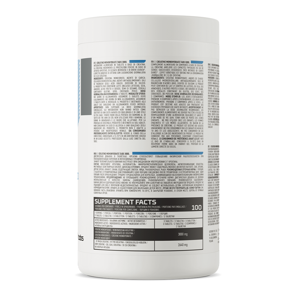 Creatine Monohydrate Tabs